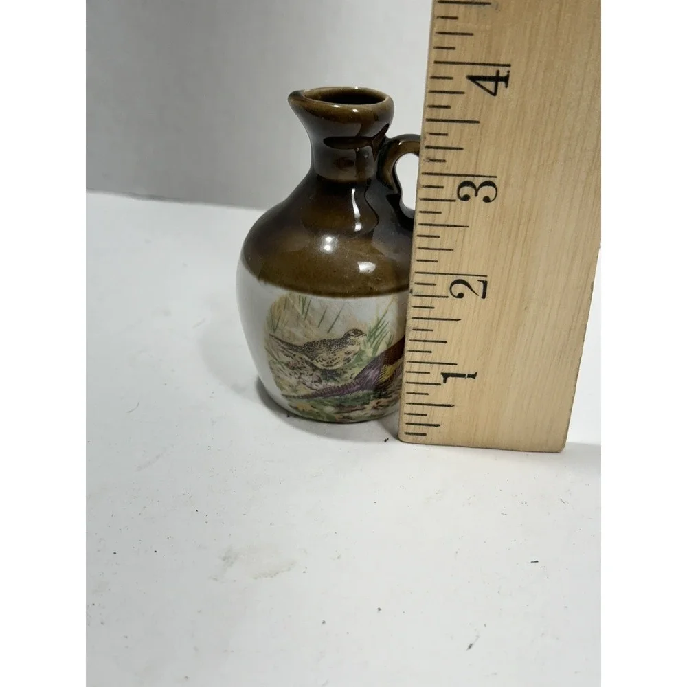 Montrose Potteries (Scotland) handmade Jug miniature Birds Beautiful piece!‎